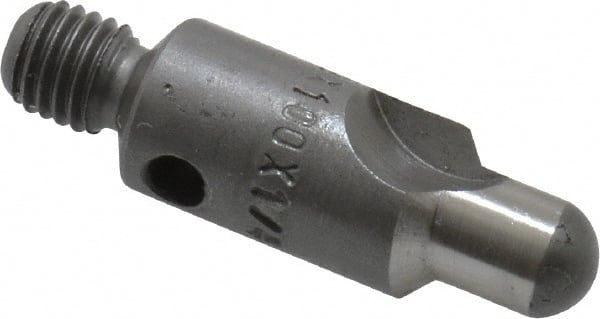 Made in USA - 2-1/2" OAL, 3/8" Head Diam, 2 Flute, 100° Incl Angle, Integral Pilot, Adjustable Stop Countersink - A1 Tooling