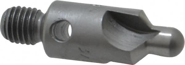 Made in USA - 2-1/2" OAL, 3/8" Head Diam, 3 Flute, 100° Incl Angle, Integral Pilot, Adjustable Stop Countersink - A1 Tooling