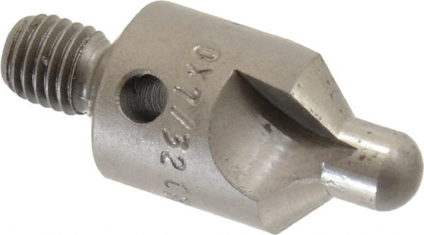 Made in USA - 2-1/2" OAL, 1/2" Head Diam, 3 Flute, 100° Incl Angle, Integral Pilot, Adjustable Stop Countersink - A1 Tooling