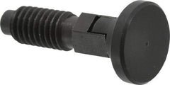 Gibraltar - 3/8-16, 1/4" Max Plunger Diam, 0.25 Lb Init to 2 Lb Final End Force, Locking Knob Handle Plunger - Delrin Knob, 0.94" Body Length, 3/4" Length Under Head/Shoulder, 0.18" Plunger Projection - A1 Tooling