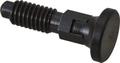 Gibraltar - 3/8-16, 1/4" Max Plunger Diam, 0.25 Lb Init to 2 Lb Final End Force, Locking Knob Handle Plunger - Delrin Knob, 0.94" Body Length, 3/4" Length Under Head/Shoulder, 0.18" Plunger Projection - A1 Tooling