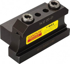 Sandvik Coromant - Tool Block Style 151.20, 38.1mm Blade Height, 6.2988" OAL, 3-1/4" OAH, Indexable Cutoff Blade Tool Block - 1-1/2" Shank Height, 1-1/2" Shank Width, Series T-Max Q-Cut - A1 Tooling