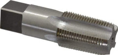 Interstate - 3/4-14 NPT Thread, 5 Flute Standard Pipe Tap - 3-1/4" OAL, 1-3/8" Thread Length, 29/32" Shank Diam, Bright Finish, High Speed Steel - Exact Industrial Supply