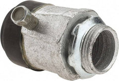 Cooper Crouse-Hinds - 3/4" Trade, Malleable Iron Set Screw Straight Rigid/Intermediate (IMC) Conduit Connector - Noninsulated - A1 Tooling