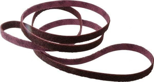 3M - 1" Wide x 132" OAL, Aluminum Oxide Abrasive Belt - Aluminum Oxide, Medium, Nonwoven, Series SC-BL - A1 Tooling