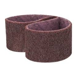 3M - 2" Wide x 18-15/16" OAL, Aluminum Oxide Abrasive Belt - Aluminum Oxide, Medium, Nonwoven, Series SC-BL - A1 Tooling