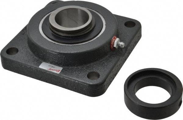 Browning - 1-1/2" ID, 5-1/8" OAL x 5-1/8" OAH 4-Bolt Flange - 4,467 Lb Static Cap, 7,340 Lb Dyn Cap, 4" Btw Mnt Hole Ctrs, Cast Iron - A1 Tooling