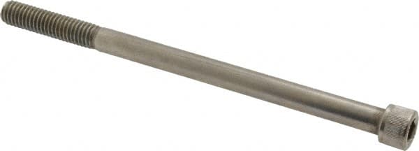 Value Collection - 3/8-16 UNC Hex Socket Drive, Socket Cap Screw - Grade 18-8 & Austenitic A2 Stainless Steel, Uncoated, Partially Threaded, 6" Length Under Head - A1 Tooling