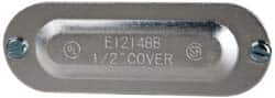 Cooper Crouse-Hinds - 1/2" Trade, Aluminum Conduit Body Cover Plate - Use with Series 5 Conduit Outlet Bodies - A1 Tooling