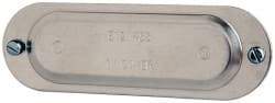 Cooper Crouse-Hinds - 1" Trade, Aluminum Conduit Body Cover Plate - Use with Series 5 Conduit Outlet Bodies - A1 Tooling