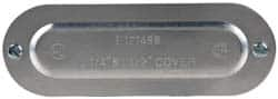 Cooper Crouse-Hinds - 1-1/4" & 1-1/2" Trade, Aluminum Conduit Body Cover Plate - Use with Series 5 Conduit Outlet Bodies - A1 Tooling