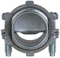 Cooper Crouse-Hinds - 3/8" Trade, Die Cast Zinc Squeeze Clamp Straight Conduit Connector - Noninsulated - A1 Tooling