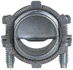 Cooper Crouse-Hinds - 3/8" Trade, Die Cast Zinc Squeeze Clamp Straight Conduit Connector - Noninsulated - A1 Tooling