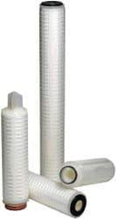 Parker - 2-1/2" OD, 40µ, Polypropylene Absolute Rated-Pleated-Melt Blown Cartridge Filter - 10" Long - A1 Tooling