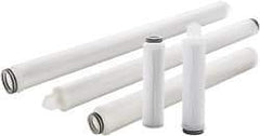 Parker - 2-1/2" OD, 10µ, Microfiberglass Absolute Rated-Pleated-Thermal Bonded Cartridge Filter - 20" Long - A1 Tooling