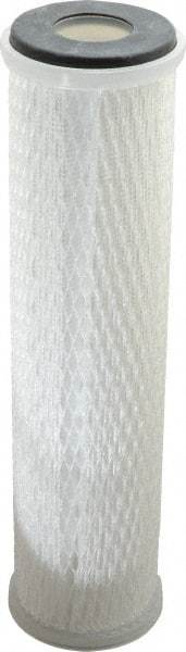 Parker - 2-1/2" OD, 0.5µ, Polypropylene Pleated-Melt Blown & Spun Bonded Cartridge Filter - 10" Long - A1 Tooling