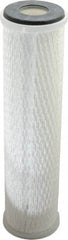 Parker - 2-1/2" OD, 0.5µ, Polypropylene Pleated-Melt Blown & Spun Bonded Cartridge Filter - 10" Long - A1 Tooling