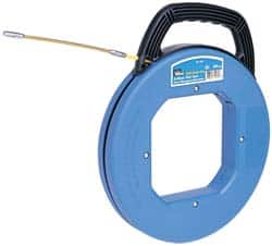 Ideal - 200 Ft. Long x 3/16 Inch Wide, 3/16 Inch Thick, Fiberglass Fish Tape - 1,600 Lb. Pulling Strength - A1 Tooling