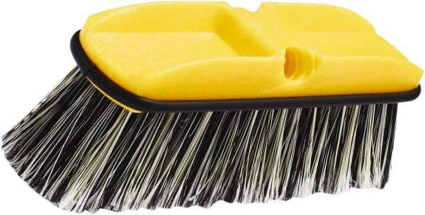 Rubbermaid - 2-1/2" Bristle Length, Synthetic Wash Brush - 10" OAL, Gray, Plastic Block - A1 Tooling