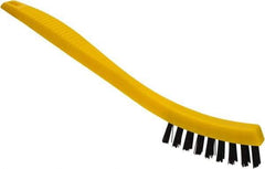 Rubbermaid - 0.6" Bristle Length, Polypropylene Scrub Brush - 8-1/2" OAL, Black, Plastic Block - A1 Tooling