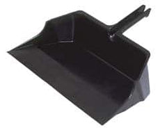 Rubbermaid - 18" Wide x 7-3/4" High Handheld Dustpan - Plastic Body, 6-1/2" Plastic Handle, Black - A1 Tooling