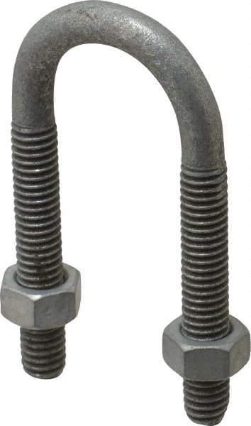 Cooper Crouse-Hinds - Malleable Iron Rigid U-Bolts - 1/2" Rigid, Electrogalvanized Finish - A1 Tooling