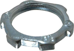 Cooper Crouse-Hinds - 1/2" Trade, Steel Threaded Rigid/Intermediate (IMC) Conduit Locknut - Noninsulated - A1 Tooling