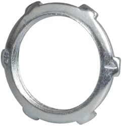 Cooper Crouse-Hinds - 1" Trade, Steel Threaded Rigid/Intermediate (IMC) Conduit Locknut - Noninsulated - A1 Tooling