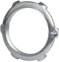 Cooper Crouse-Hinds - 1" Trade, Steel Threaded Rigid/Intermediate (IMC) Conduit Locknut - Noninsulated - A1 Tooling