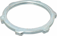 Cooper Crouse-Hinds - 1-1/2" Trade, Steel Threaded Rigid/Intermediate (IMC) Conduit Locknut - Noninsulated - A1 Tooling