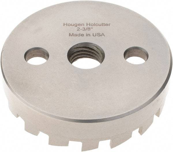 Hougen - 2-3/8" Diam, 1/8" Cutting Depth, Hole Saw - High Speed Steel Saw, Toothed Edge - A1 Tooling