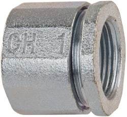 Cooper Crouse-Hinds - 1" Trade, Malleable Iron Threaded Rigid/Intermediate (IMC) Conduit Coupling - Noninsulated - A1 Tooling