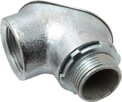 Cooper Crouse-Hinds - 1" Trade, Malleable Iron Threaded Angled Rigid/Intermediate (IMC) Conduit Elbow - Insulated - A1 Tooling