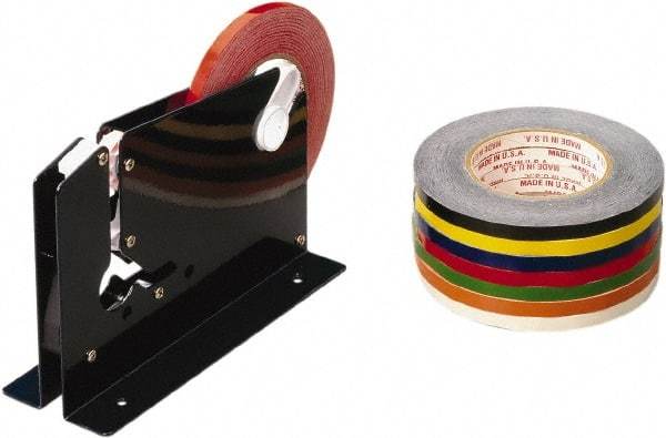 Nifty Products - 3/8" Wide x 2.4mm Thick x 180 yds Long, T111 Box Sealing & Label Protection Tape - Black, Use for Sealing Bags - A1 Tooling