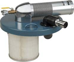 Guardair - Air Powered Wet/Dry Drum Vacuum Head - 2" Vacuum Hose Fitting, Use with 30 Gal Models - A1 Tooling