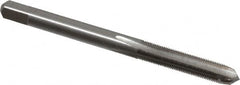 Interstate - #10-56 UNS 3B 4 Flute Bright Finish High Speed Steel Straight Flute Standard Hand Tap - Plug, Right Hand Thread, 2-3/8" OAL, H2 Limit, Oversize - A1 Tooling