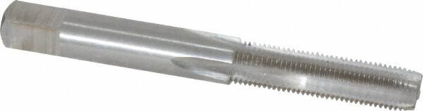 Interstate - 9/32-32 UNS 3B 4 Flute Bright Finish High Speed Steel Straight Flute Standard Hand Tap - Plug, Right Hand Thread, 2-23/32" OAL, H3 Limit, Oversize - Exact Industrial Supply