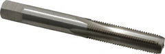 Interstate - 5/16-28 UNS 3B 4 Flute Bright Finish High Speed Steel Straight Flute Standard Hand Tap - Bottoming, Right Hand Thread, 2-23/32" OAL, H3 Limit, Oversize - Exact Industrial Supply