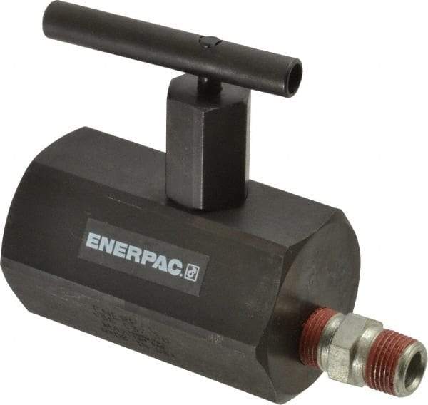 Enerpac - 3/8-18 Inlet Hydraulic Control Valve - 10,000 psi, 4" High x 2-1/4" Wide x 3-1/2" Long - A1 Tooling