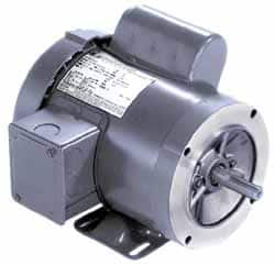 Marathon Electric - 2 Max hp, 3,450 Max RPM, Electric AC DC Motor - 115/208-230 V Input, Single Phase, 56HC Frame, 0.62" Shaft Diam - A1 Tooling