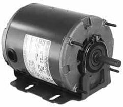 Marathon Electric - 1/2 Max hp, 1,725 Max RPM, Electric AC DC Motor - 115 V Input, Single Phase, 48 Frame, 1/2" Shaft Diam - A1 Tooling