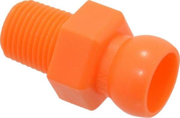 Loc-Line - 50 Piece, 1/4" Hose ID, Male to Female Coolant Hose Connector - 1/8" NPT, For Loc-Line Modular Hose Systems - A1 Tooling