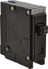 Eaton Cutler-Hammer - 20 Amp, 120/240 VAC, 24 VDC, 48 VDC, 80 VDC, 1 Pole, Plug In Miniature Circuit Breaker - Thermal Magnetic Trip, 14-4 AWG, 2-3/8 Inch Deep x 2-15/16 Inch High x 1 Inch Wide - A1 Tooling