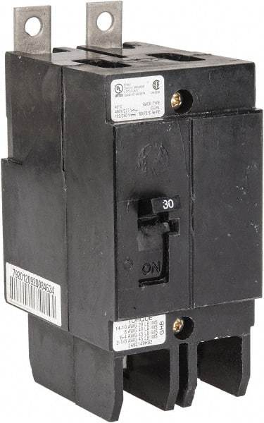 Eaton Cutler-Hammer - 100 Amp, 277/480 VAC, 2 Pole, Bolt On Molded Case Circuit Breaker - Thermal Magnetic Trip, 10-1/0 AWG, 66.7mm Deep x 4 Inch High x 2 Inch Wide - A1 Tooling