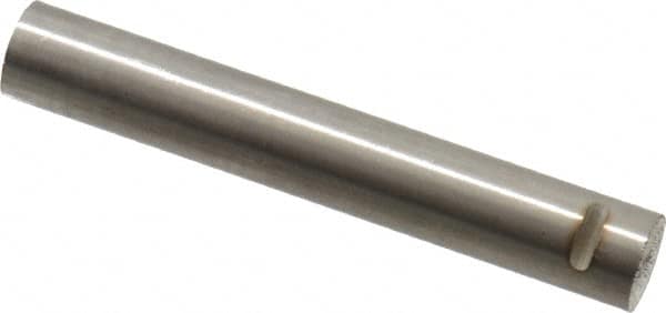 Eclipse - 2" Long x 19/64" Diam, Alnico Round Bar Magnet - Notched, 1,022°Fahrenheit Max Operating Temp - A1 Tooling