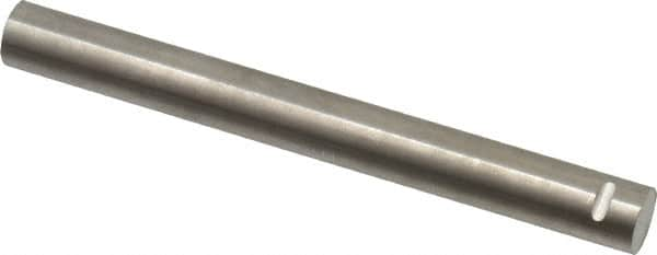 Eclipse - 3" Long x 19/64" Diam, Alnico Round Bar Magnet - Notched, 1,022°Fahrenheit Max Operating Temp - A1 Tooling