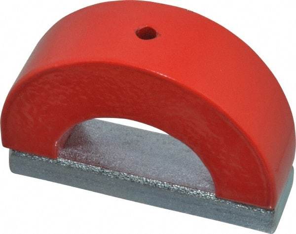 Eclipse - 3" Overall Width, 3/4" Deep, 2-1/2" High, 60 Lb Average Pull Force, Alnico Horseshoe Magnet - 1" Gap Width, 2-1/2" Pole Width, Grade 5 Alnico - A1 Tooling