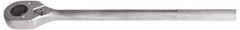 Proto - 1" Drive Pear Head Male/Female Drive Ratchet - Chrome Finish, 26" OAL, 24 Gear Teeth, Standard Head - A1 Tooling