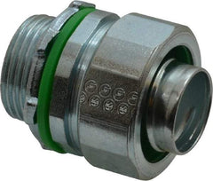 Cooper Crouse-Hinds - 3/4" Trade, Steel Threaded Straight Liquidtight Conduit Connector - Noninsulated - A1 Tooling