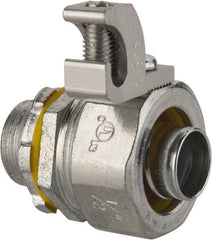 Cooper Crouse-Hinds - 1/2" Trade, Malleable Iron Threaded Straight Liquidtight Conduit Connector - Noninsulated - A1 Tooling